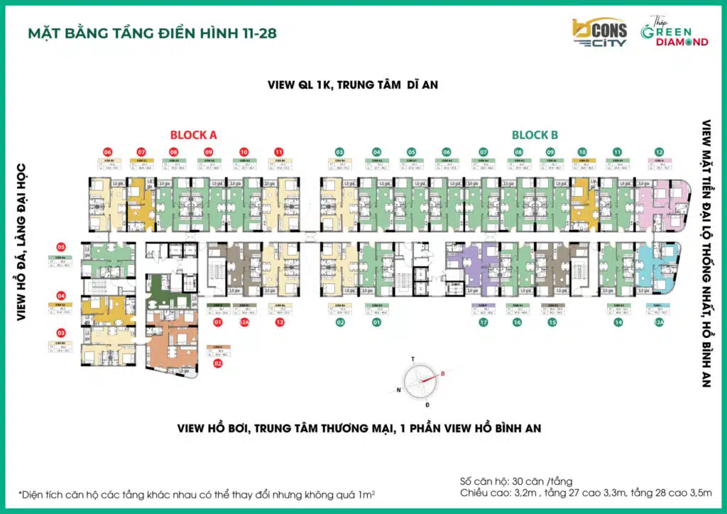 Mb Tang 11 28 Thap Bcons Green Diamond