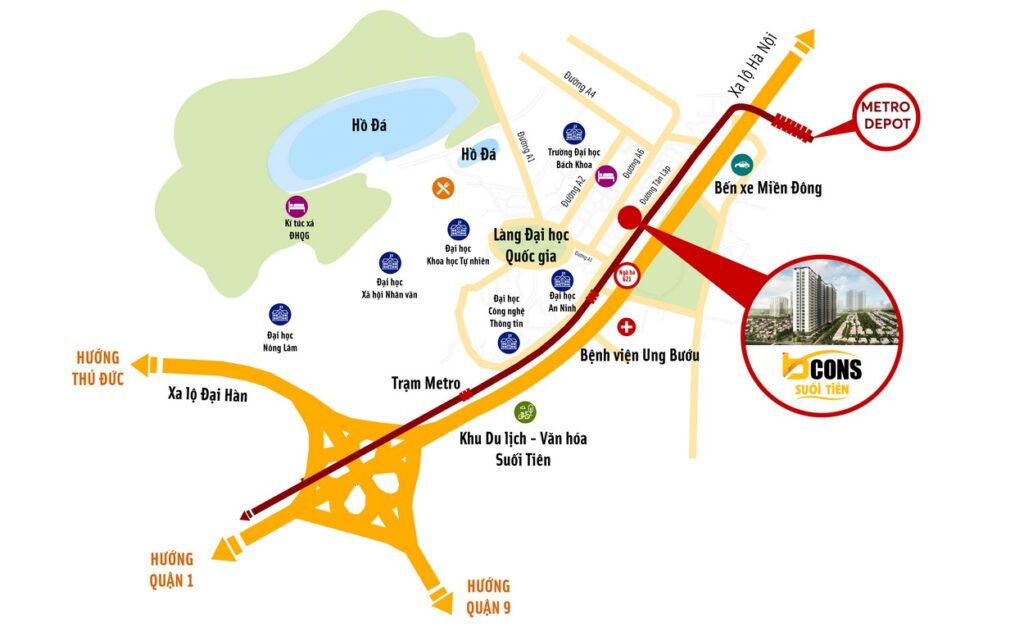 Vi Tri Du An Bcons Suoi Tien Binh Duong