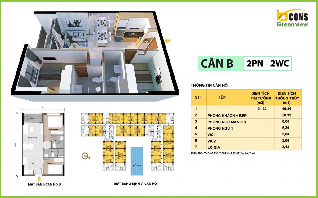 Thiet Ke Can Ho 2p 2wc Bcons Green View